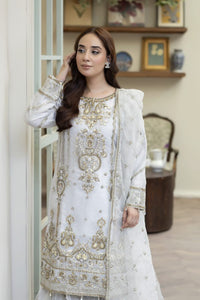 4YOU-9074 Gray Organza 3-Piece Set