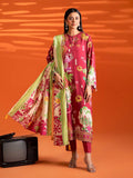 AFROZ 3-Piece Unstitched Digital Printed Bana Dora Viscose Suit