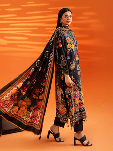 AFROZ 3-Piece Unstitched Digital Printed Bana Dora Viscose  Suit