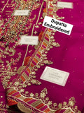 Stylish Heavy Embroidered Chiffon Party Wear Dress With Chiffon Embroidered Dupatta (Unstitched)
