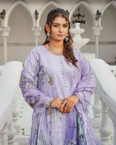 Embrioded 3pc PREMIUM FABRIC Munira Collection