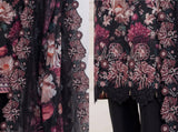 Digital Printed Embroidered Lawn Noorieh by Elaya 3 Piece