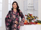 Digital Printed Embroidered Lawn Noorieh by Elaya 3 Piece