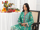 Digital Printed Embroidered Lawn Noorieh by Elaya 3 Piece