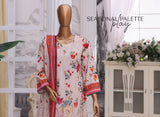 MTF Digital Printed Doria Embroidered Chikankari Cotton Collection | Unstitched 3 Piece