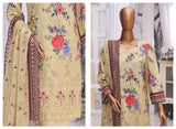 MTF Digital Printed Doria Embroidered Chikankari Cotton Collection | Unstitched 3 Piece