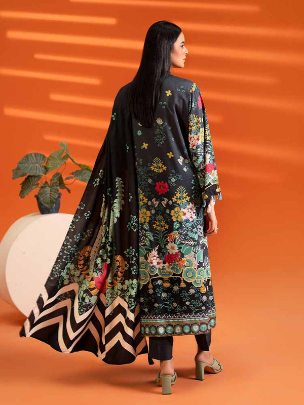 AFROZ 3-Piece Unstitched Digital Printed Bana Dora Viscose Suit