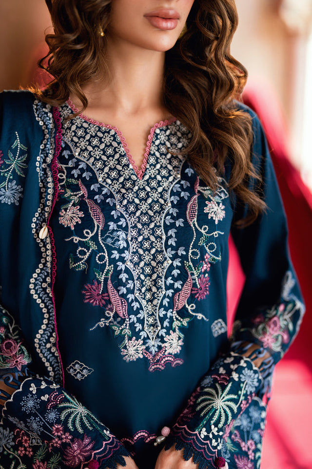 Shades of Winter By Florent Unstitched 3 Piece Marina Twill Collection'2025-FL-4B