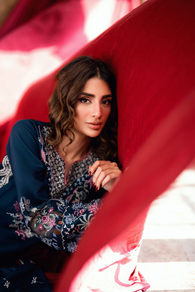 Shades of Winter By Florent Unstitched 3 Piece Marina Twill Collection'2025-FL-4B
