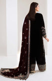 Maya by Nureh Luxury Embroidered Velvet Unstitched 3 Piece Suit - NW-113 - NU25VLT - Black - Winter Collection