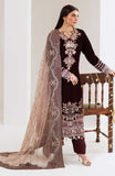 Maya by Nureh Luxury Embroidered Velvet Unstitched 3 Piece Suit  - NU25VLT - Winter Collection
