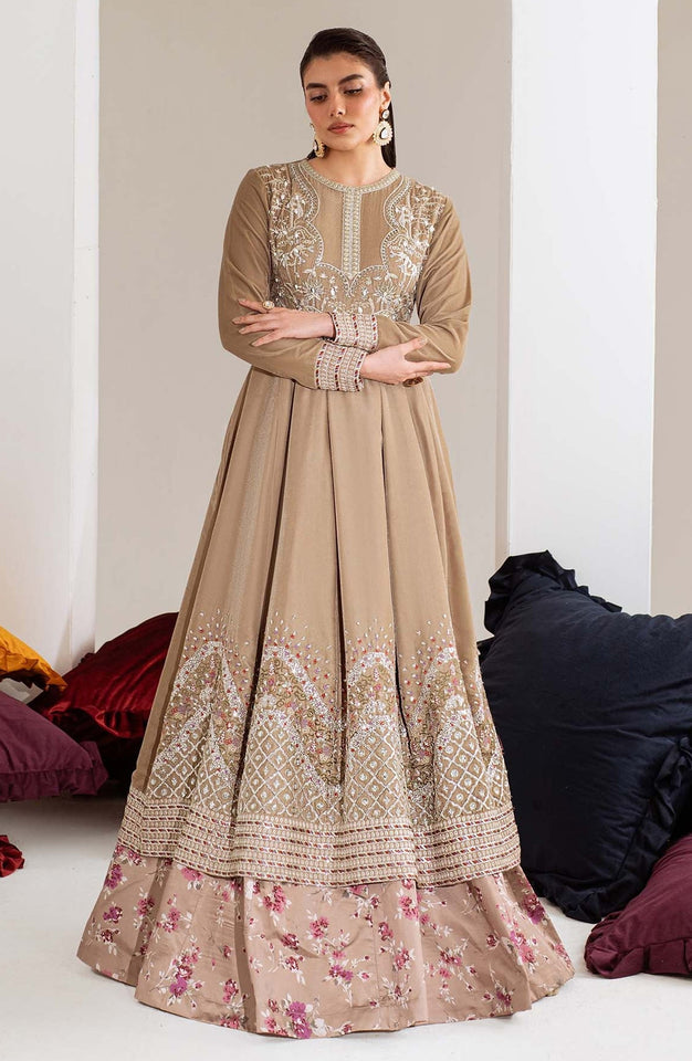 Maya by Nureh Luxury Embroidered Velvet Unstitched 3 Piece Suit  - NU25VLT - Winter Collection