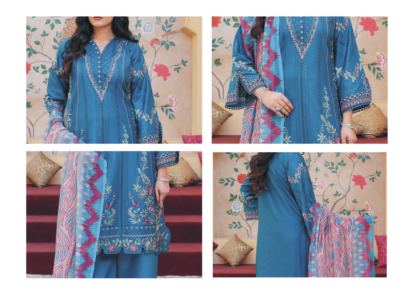 Muneera desighner stiched dress