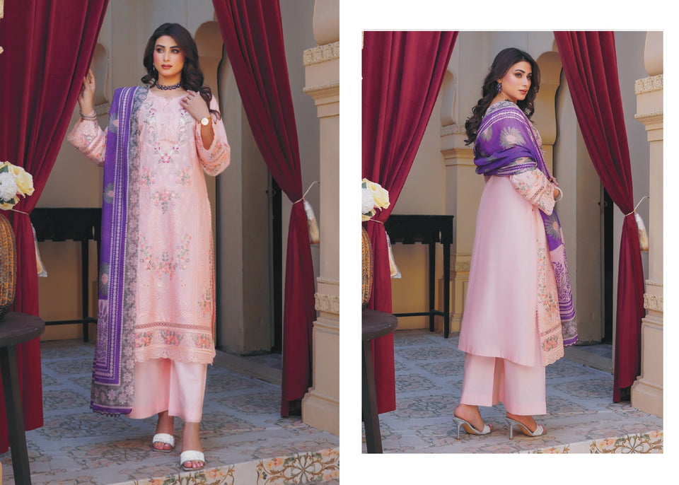 Muneera desighner stiched dress