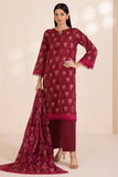Zellbury | Unstitched Printed 3pc Cotton Fabric