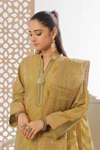 Unstitched 3-Piece Cambric Suit with Organza Dupatta