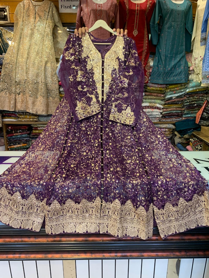 Luxury Heavy Bridal Maxi Dress