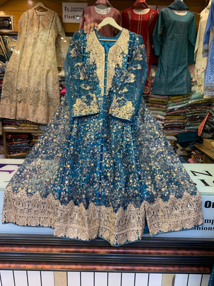 Luxury Heavy Bridal Maxi Dress