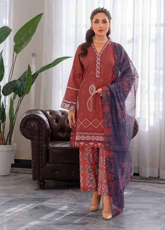 Soni Ashi 02 Lawn 05 Mehroon